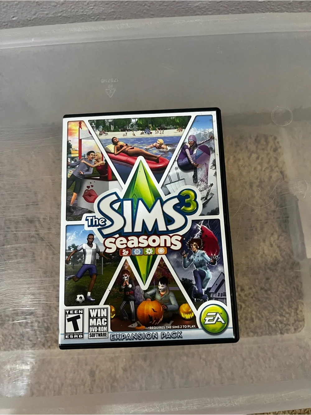 The Sims 3 Seasons Expansion Pack - EA - White/Green Cover